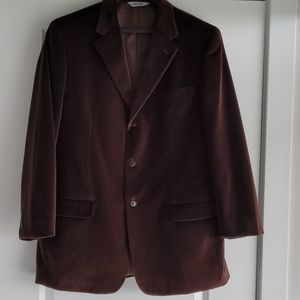 Brown suede blazer